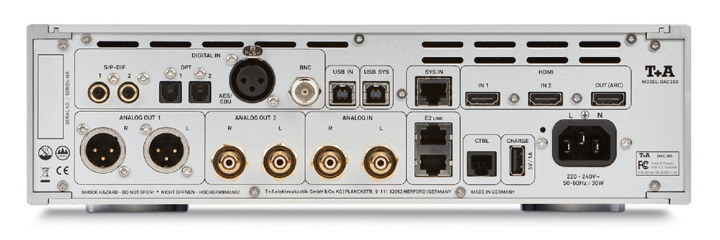 T+A DAC 200 PCM/DSD DAC/Pre-amp | Audiofrenzy